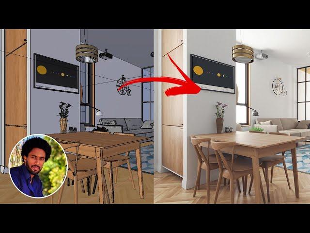 Como fazer Interior realista no Blender