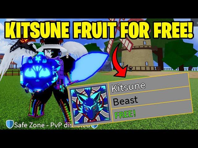 HOW TO GET KITSUNE FRUIT FOR FREE IN BLOX FRUITS!