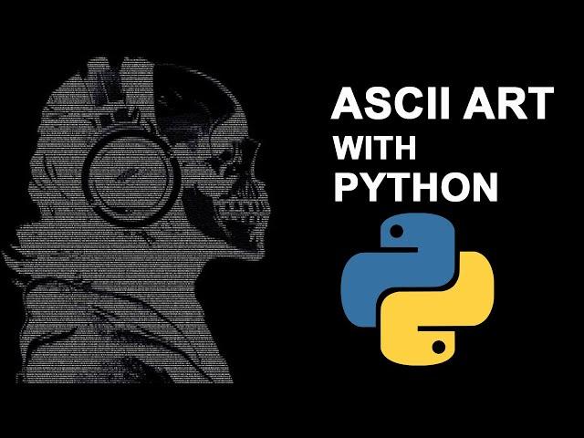 Convert image into ASCII Art using python (2 lines)