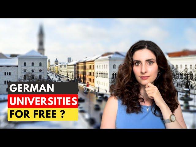 Are German universities really FOR FREE?