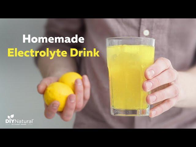 Homemade Electrolyte Drink: Healthy Sports Drink For Hydration and Energy