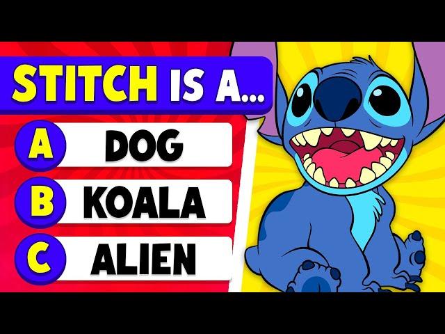  LILO & STITCH QUIZ  Find the ODD ONE OUT  Guess the VOICE  Disney Lilo & Stitch Quiz 