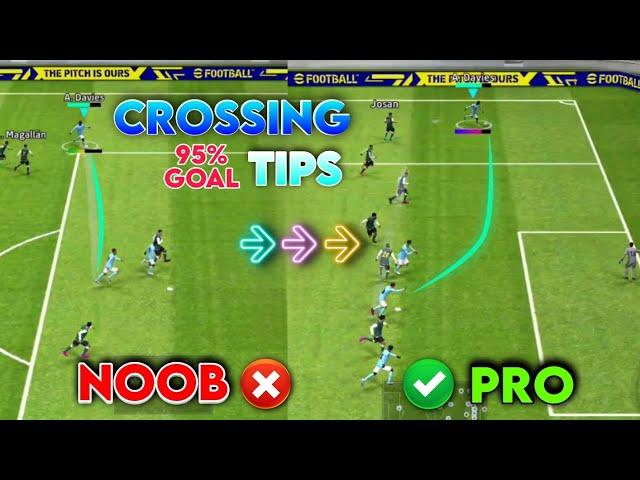 Top 3 Crossing Tips to Score Goal Everytime in eFootball