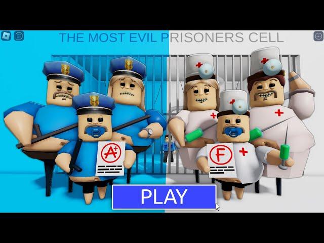 BARRY Family VS DOCTOR BARRY Family in BARRY'S PRISON RUN! New Scary Obby (#Roblox)