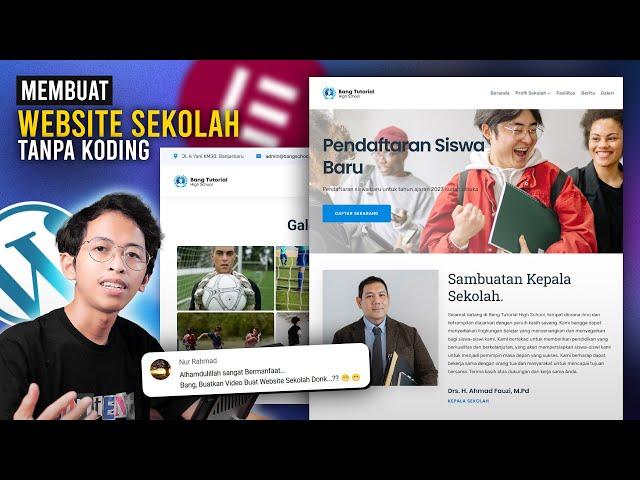 Cara Membuat Website Sekolah (Tanpa Koding) dengan WordPress & Elementor 