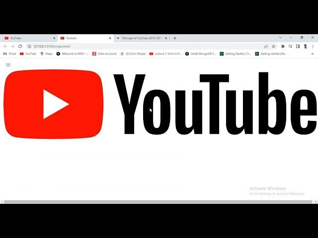 youtube clone part -1 html css and javascript