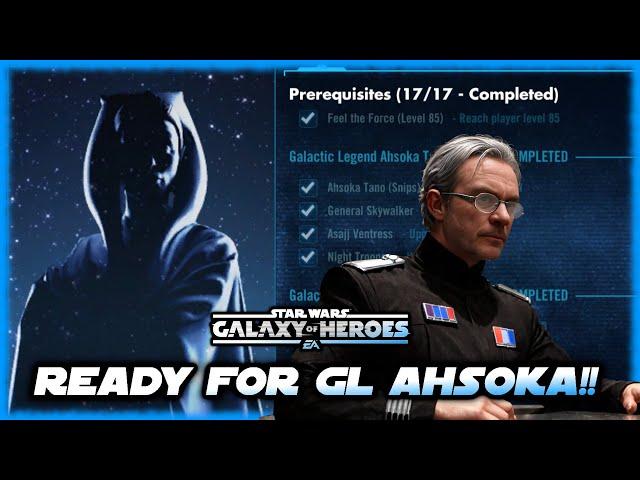 Are We Ready for GL Ahsoka Tano?  Yes We Are!!  Star Wars Galaxy of Heroes