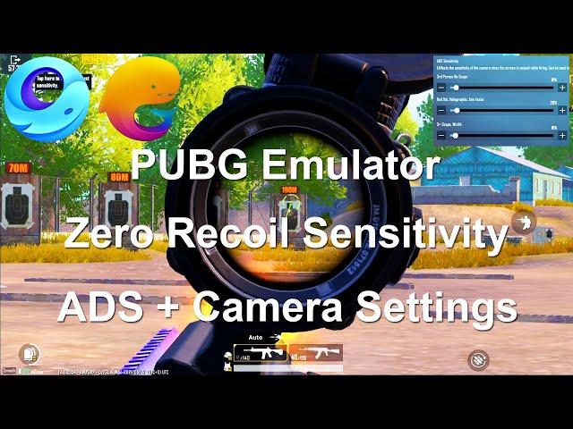 PUBG Mobile Emulator Sensitivity | No Recoil ADS Settings for Gameloop 2021| Recoil Control for M416