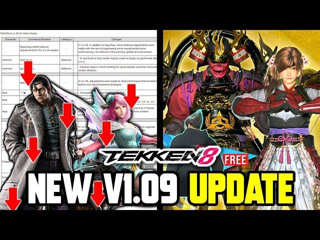 TEKKEN 8 - V1.09 Update Review + New Tekken Shop Items!