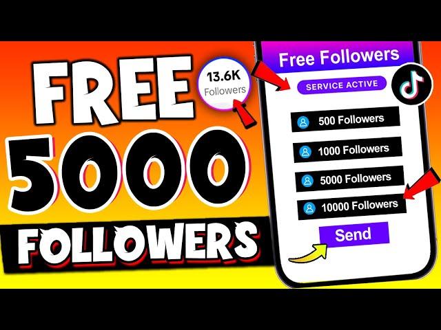 How to get FREE TikTok Followers (+5000) Free Tik Tok Followers Guide 2024 iOS & Android