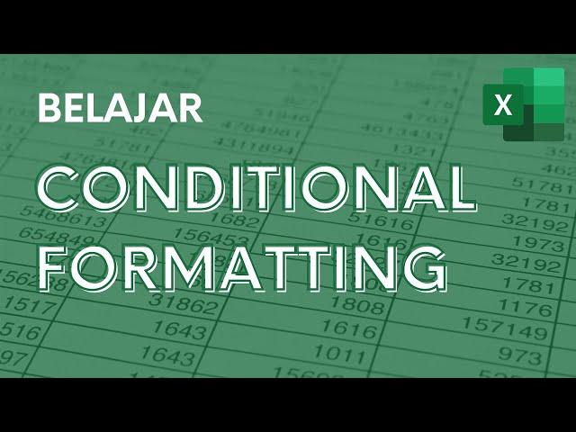 Memberi Warna Otomatis dengan Conditional Formatting - Tutorial Excel Pemula - ignasiusryan