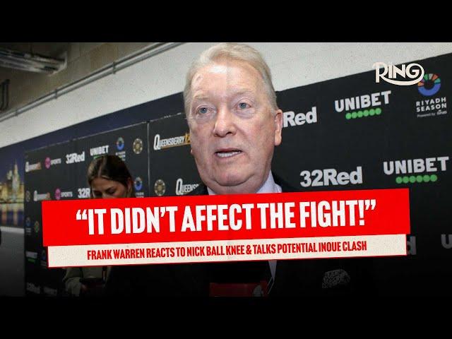 Frank Warren SHUTS DOWN Nick Ball "Kick" Claims After TJ Doheny Win