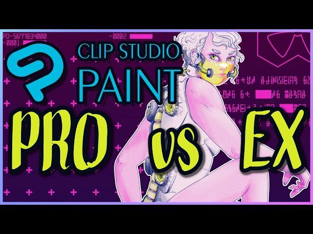 Should You Buy Clip Studio Paint Pro or EX?  What are the Differences?