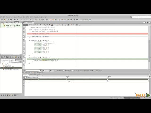 Java EE Development with NetBeans 7 Tutorial: Inspecting Variable Values | packtpub.com