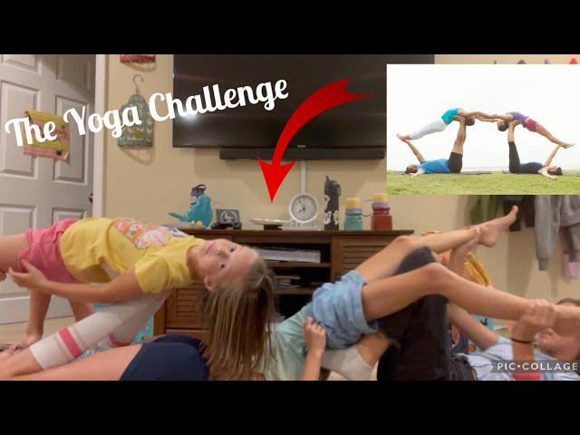 We’re doing The Yoga Challenge!!!!!! Help us.