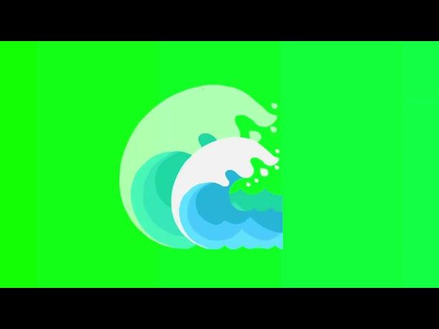 sea waves || water wave green screen effect