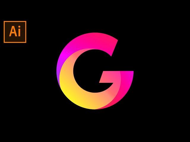 Letter G Logo Design Tutorial | Adobe illustrator Logo Design Tutorial