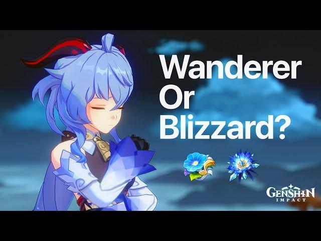 Wanderer vs Blizzard - Charged Attack Comparison - Same ATK and Crit Damage