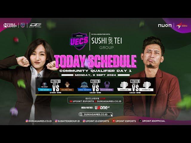  [LIVE] UECS MLBB X SUSHI TEI GROUP - COMMUNITY QUALIFIER DAY 1