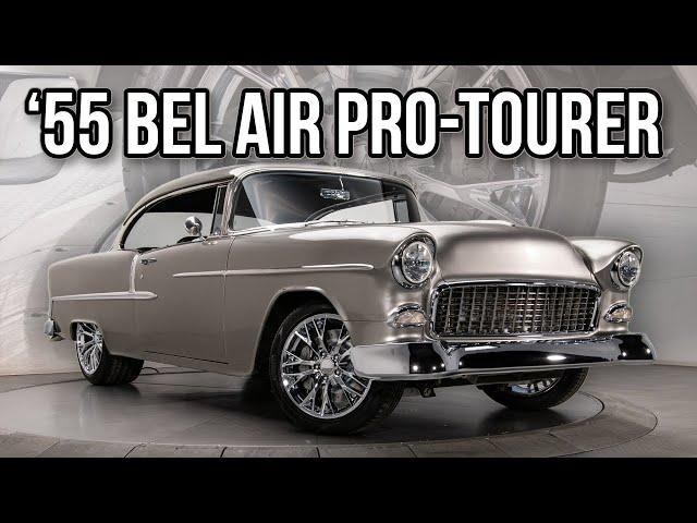 Pro Touring 1955 Bel Air Supercharged LSA 6.2L V8 6Spd Auto 580hp  -  FOR SALE  -  #137489