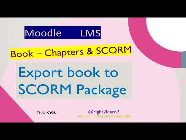 How to Convert a Book into SCORM Format for Moodle