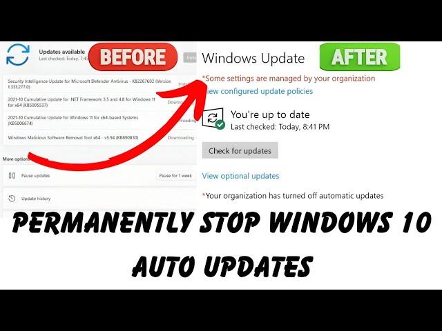 How to Disable Windows 10 Auto Updates Permanently: Step-by-Step Tutorial