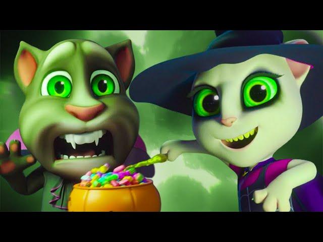 SPOOKY ANGELA! | Talking Tom Shorts | Cartoons for Kids | WildBrain Kids