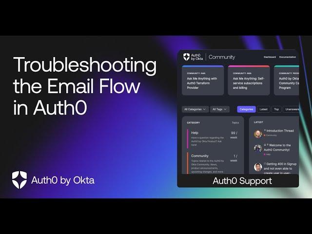 Troubleshooting the Email Flow | Auth0 Support