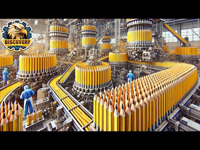 How Pencils Are Made In Factory? ️️ Captain Discovery