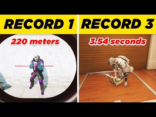 6 Siege Records That CANT Be Broken...