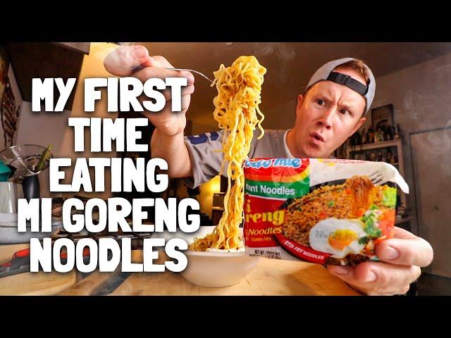 My first ever packet of Indomie Mi Goreng Instant Stir Fry Noodles 