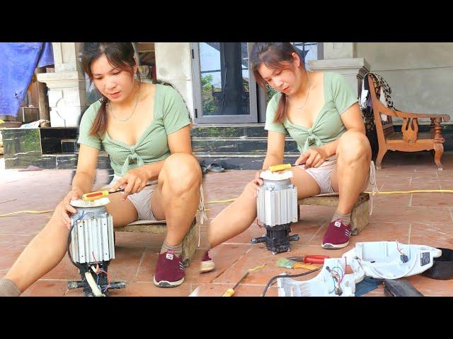 Mechanic girl -m:Disassemble the entire car washer for restoration and repair