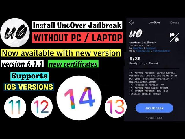 How to jailbreak ios 14 no pc | Jailbreak ios 14 | uncover jailbreak ios 14 | jailbreak ios 14.4