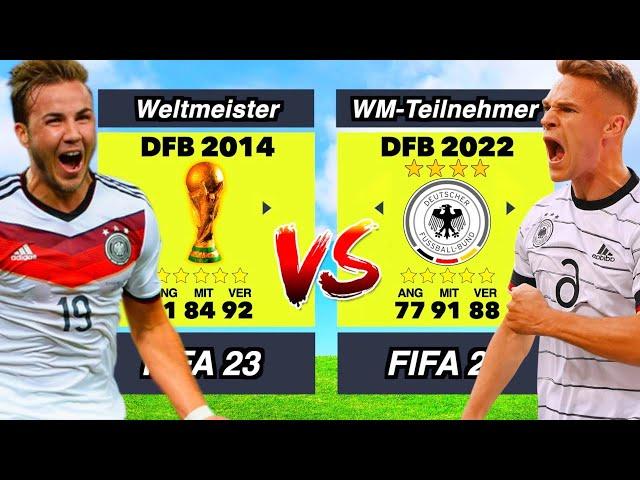 Deutschland 2014 vs. Deutschland 2022! ️