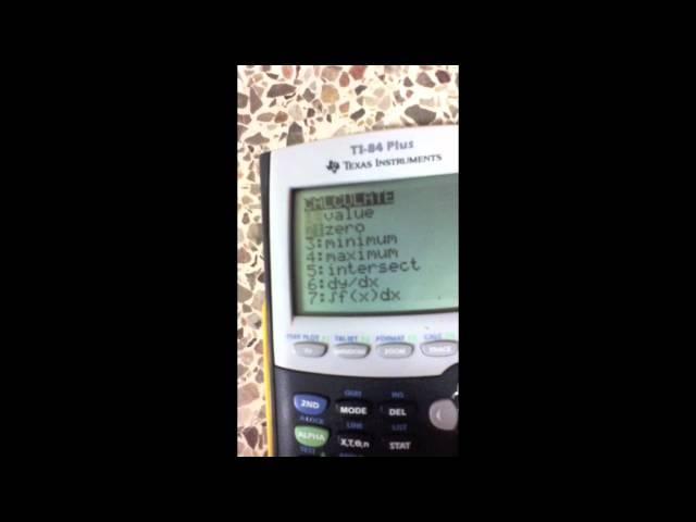 Finding the axis of symmetry and vertex on a calculator