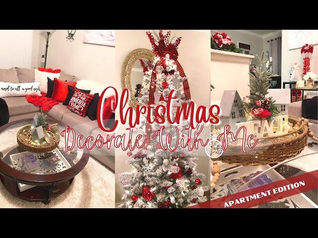 CHRISTMAS DECORATE WITH ME 2021 | *Small Apartment Edition*