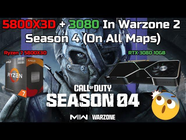 5800X3D + 3080 Performance In WZ2 Season 4 (All Maps)