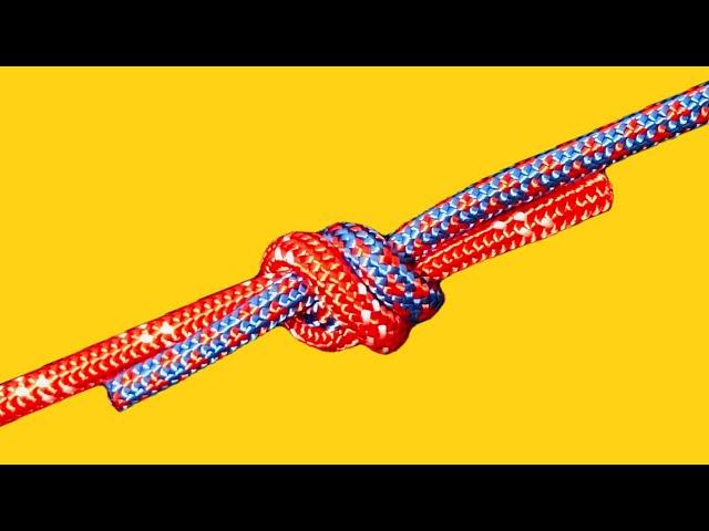 How to tie rope knot?For connecting two ropes of the same thickness