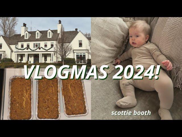 VLOGMAS 2024! coffee cakes, how/why we chose our daughter's name... & we are unhinged lol