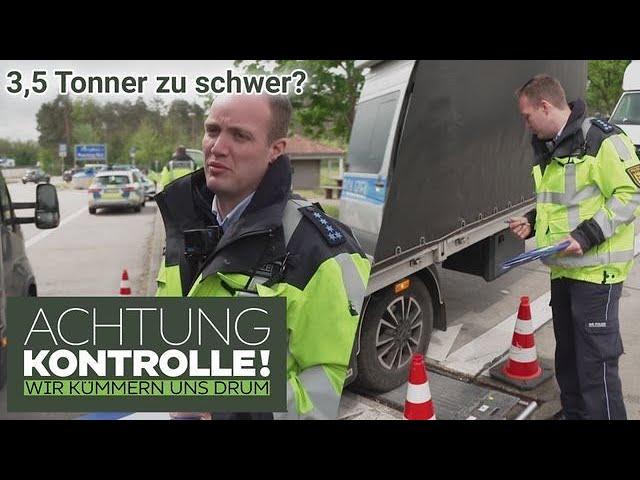 Darf nur WENIG zuladen! ️ 3,5 Tonner zu SCHWER!? | Achtung Kontrolle