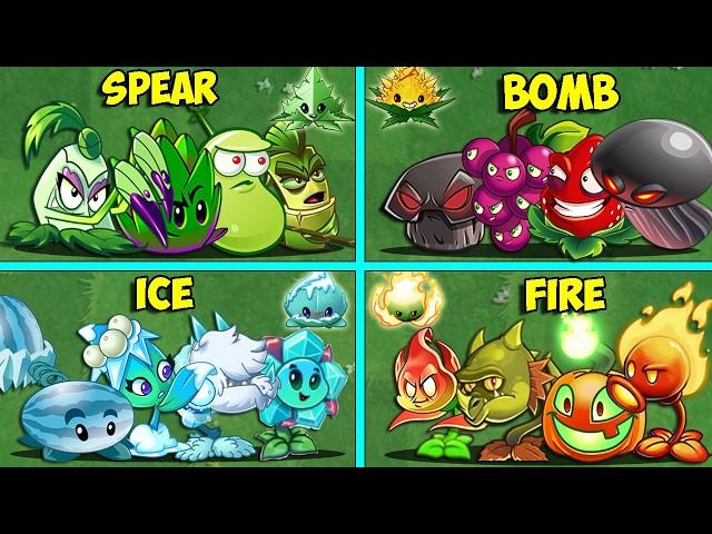 Random 15 Team Plants & Mint LEVEL 1 Battlez - Who Will Win? - Pvz 2 Team Plant vs Team Plant