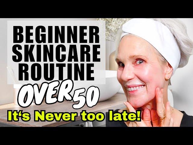 Build A BEGINNER ANTI-AGING AM & PM SKINCARE Routine for Mature Over 50 Skin