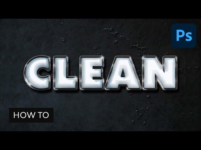 How to Create a Clean, Glossy Plastic Text Effect in Adobe Photoshop