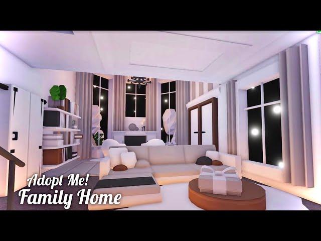 Adopt Me! Aesthetic Cozy Winter Holiday Modern Farmhouse - Family Home - Tour and Speed Build