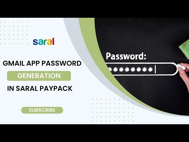 Gmail App Password Generation In Saral PayPack