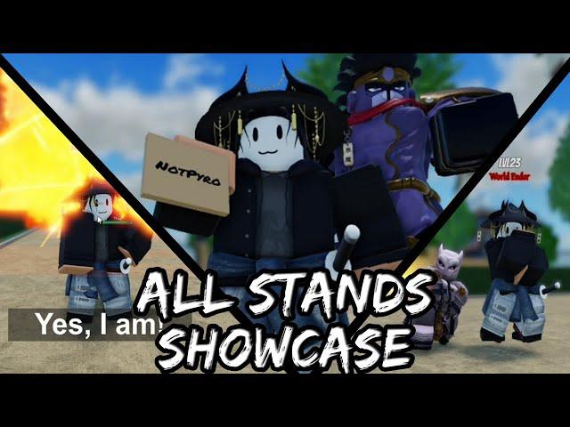 All Stands Showcase II Roblox World of Stands