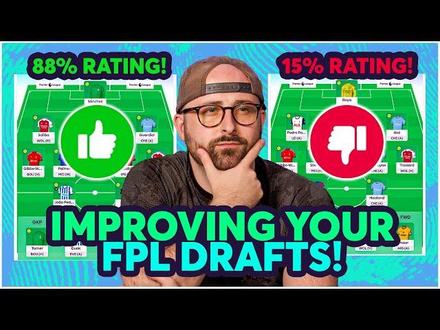 RATING AND IMPROVING YOUR FPL DRAFTS | AI RATING 100%?  | Fantasy Premier League Tips 2024/25