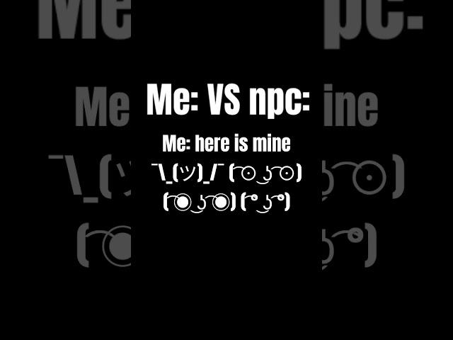 me VS npc #rap #soundcloud #music #cover #producer #rapper #hiphop