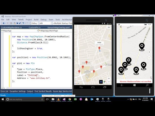 Using Maps with Xamarin Forms