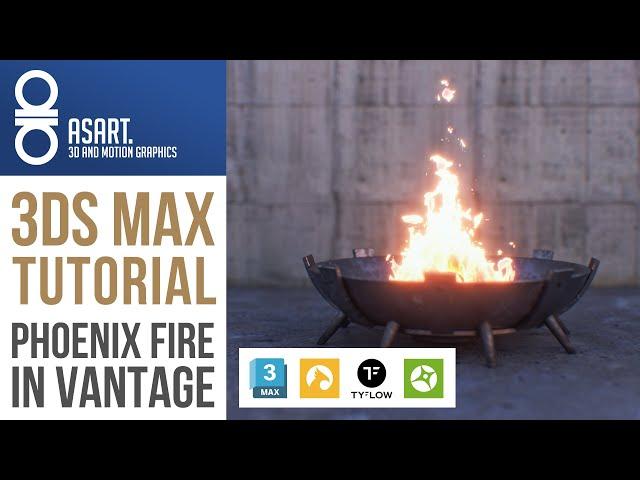 3Ds Max - VANTAGE Tutorial | "How to render Phoenix FIRE simulations in Chaos VANTAGE"